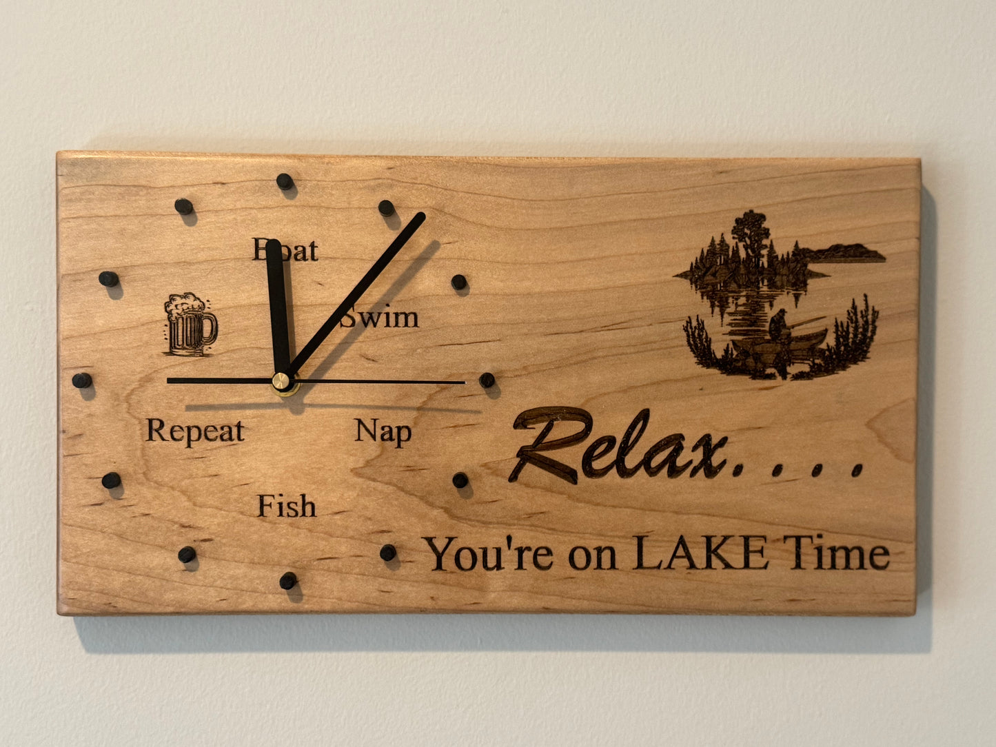 Lake Wall Clock