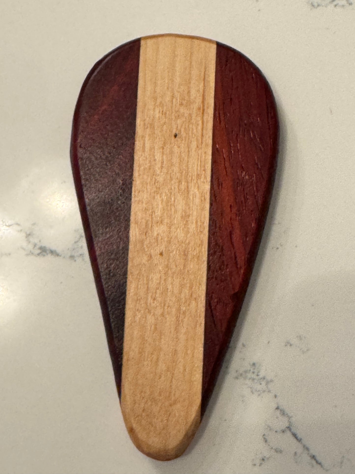 Hand Held Bottle Opener - Bloodwood and Maple