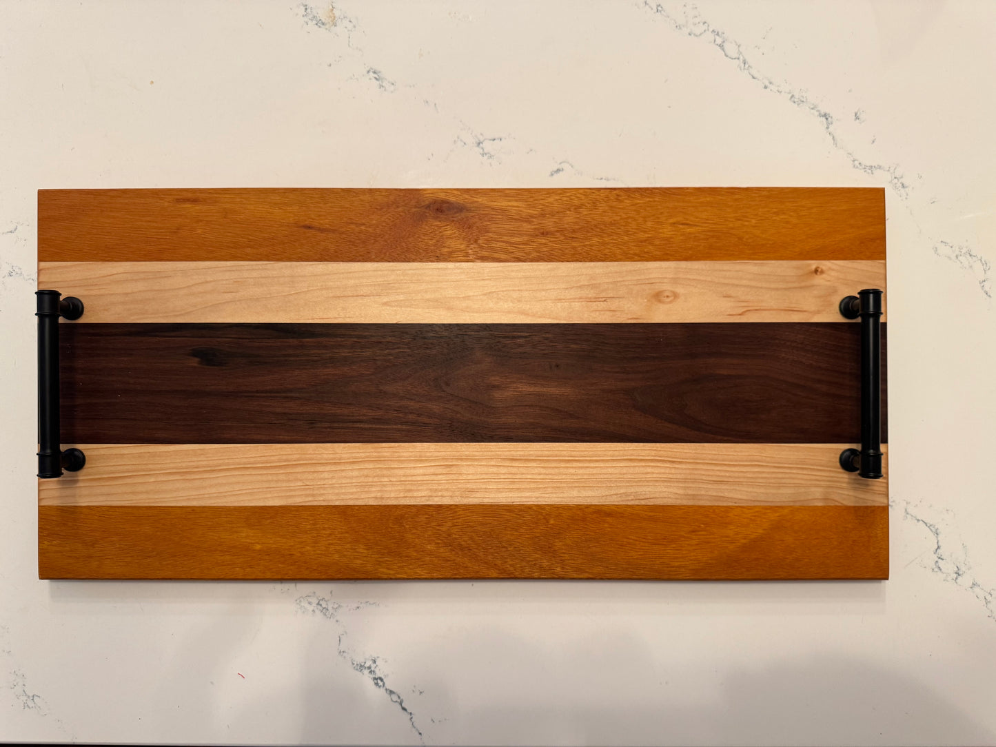 Serving Tray - Walnut, Maple and Osage Orange