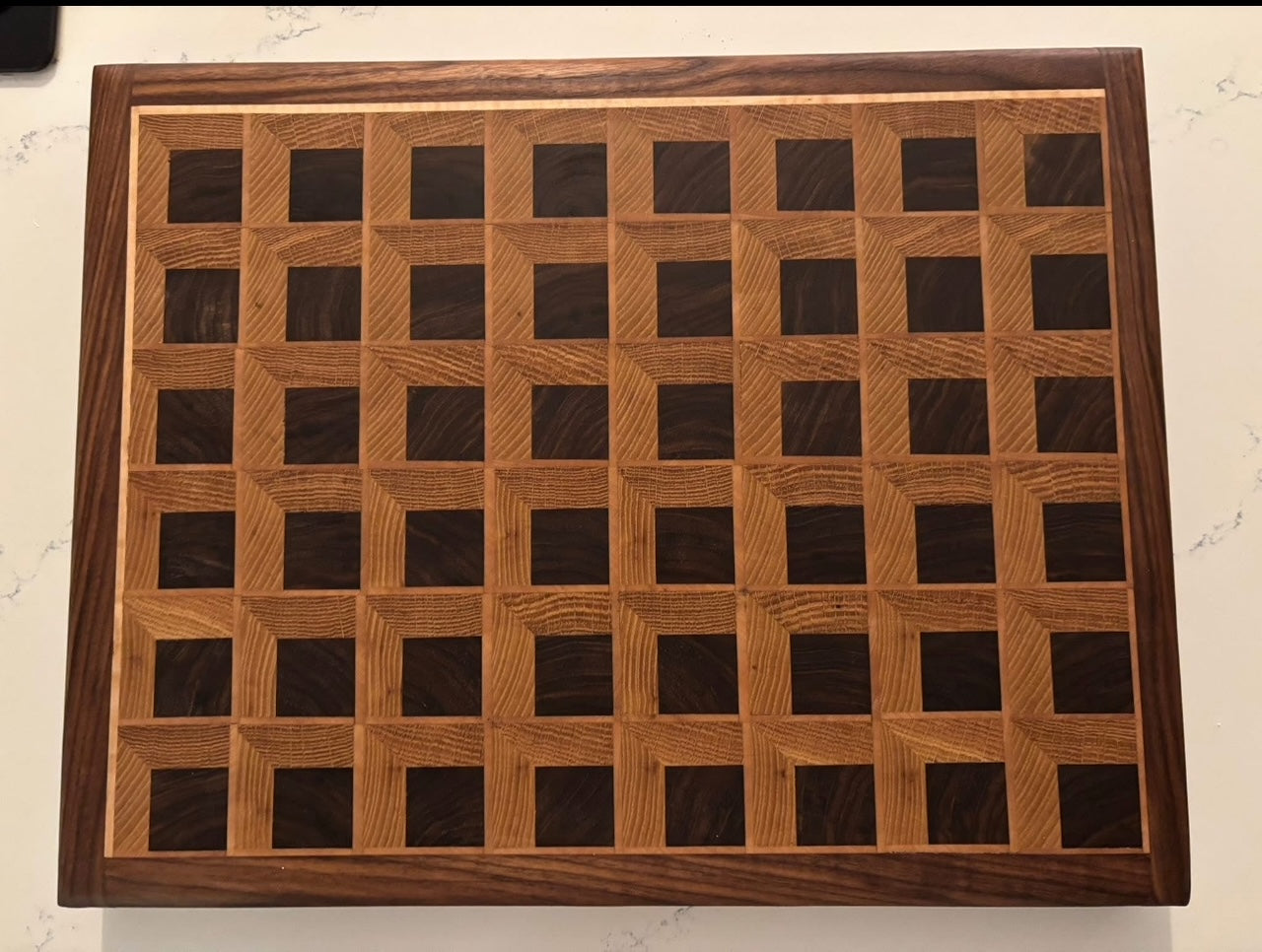 End Grain 3D Chopping Board