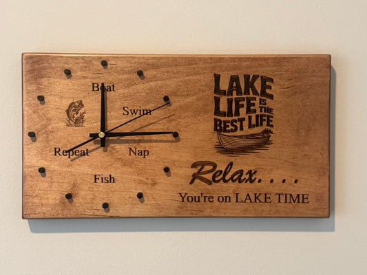 Lake Life Clock