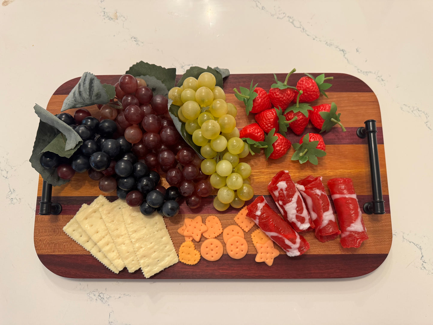 Serving Tray - Osage Orange, Purple Heart and Padauk