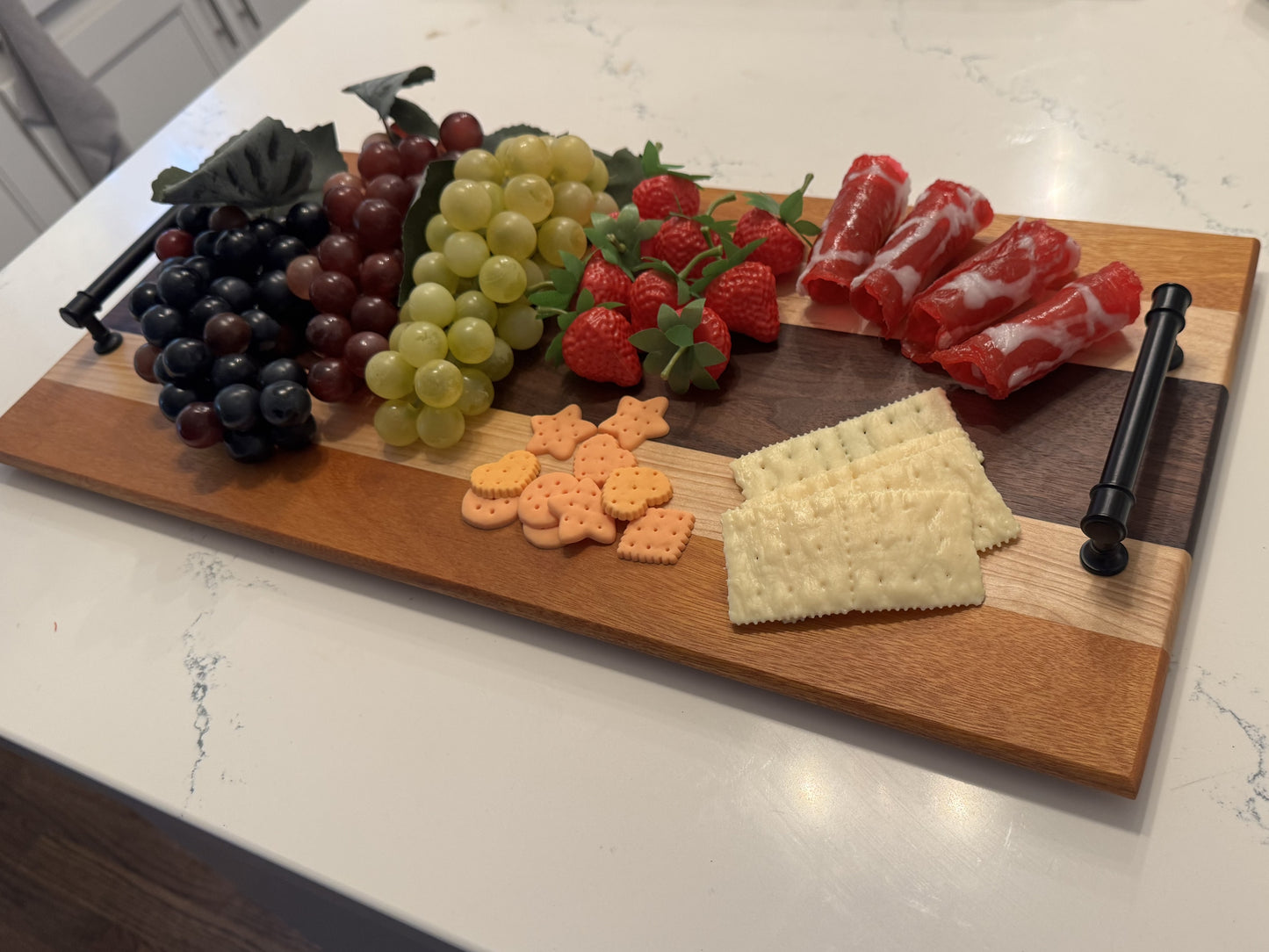 Serving Tray - Walnut, Maple and Osage Orange
